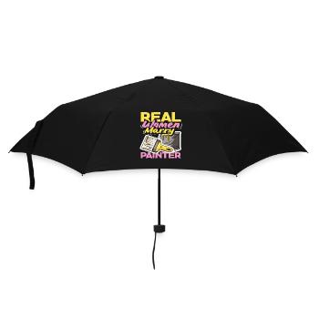 De vraies femmes épousent des peintres - Parapluie standard - noir - Devant