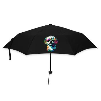 Maltese Little Maltese Dog Love Sweet Maltese - Umbrella (small) - black - Front