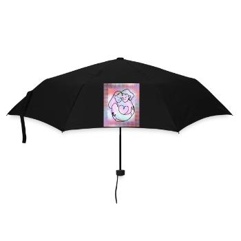 Favorite Human-Mother-Daughter-Sister-Girlfriend - Umbrella (small) - black - Front