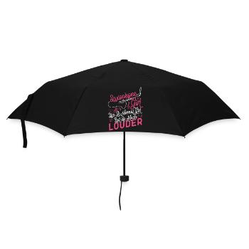 Saxophone Saxophone Girl Like A - Umbrella (small) - black - Front