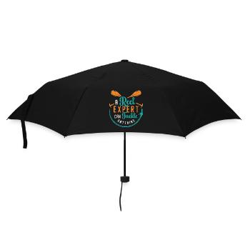 Kayak Fishing A Reel Expert Can Tackle Fisherman - Umbrella (small) - black - Front