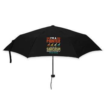 I'm painter sarcasm and stupidity - Umbrella (small) - black - Front