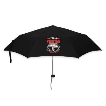 I'm a painter, I'm never wrong - Umbrella (small) - black - Front