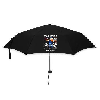 Painter Dad the most important - Umbrella (small) - black - Front