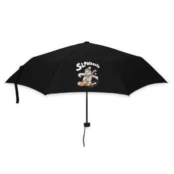Paresseux Planche à neige Jeu de mots Slowboard Humour Sports d’hiver - Parapluie standard - noir - Devant