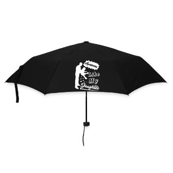 Daughter Awesome Like My Daughter Father's Day - Umbrella (small) - black - Front