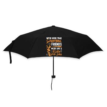 Saxophone Friends Besties Buddies - Umbrella (small) - black - Front