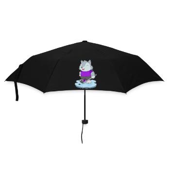 Wolf Hockey Hockey Sticks - Umbrella (small) - black - Front