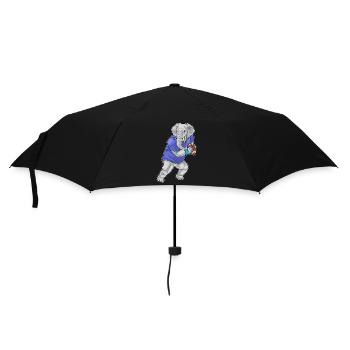 Elephant Sport de football américain - Parapluie standard - noir - Devant