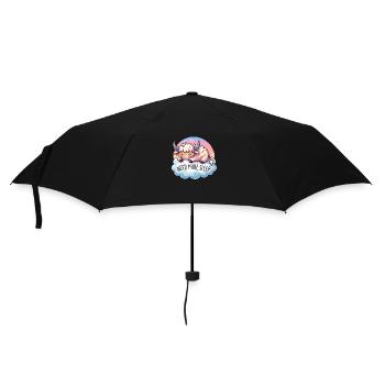 Cute Highland Cow Sleep Lover - Peaceful Bedtime - Umbrella (small) - black - Front