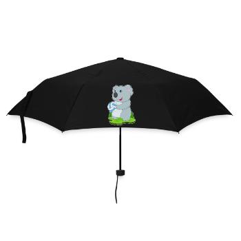 Koala Volleyball Player Volleyball - Umbrella (small) - black - Front