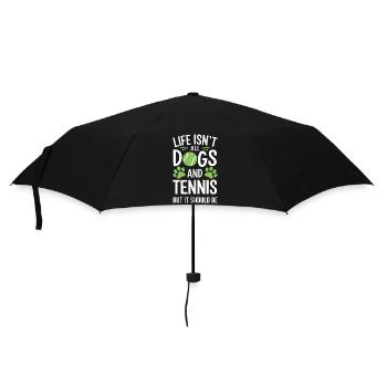 Tennis Dire Chiens Drôle Tennis Cadeau - Parapluie standard - noir - Devant