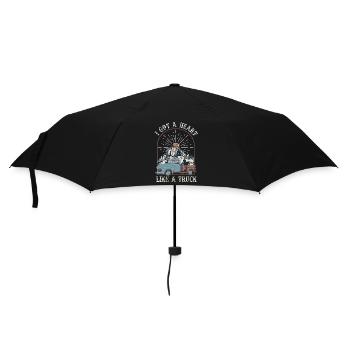 I Got A Heart Like A Truck - Umbrella (small) - black - Front
