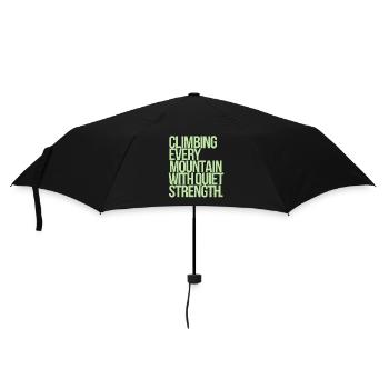 Zodiaque de caractère Capricorne : Gravissez toutes les montagnes - Parapluie standard - noir - Devant