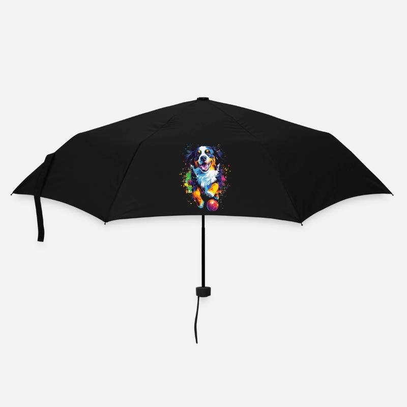 Berner Sennenhund - Regenschirm (klein) - Schwarz