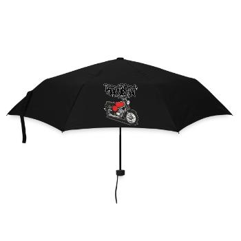 S51 (rouge) // Illustration - Parapluie standard - noir - Devant
