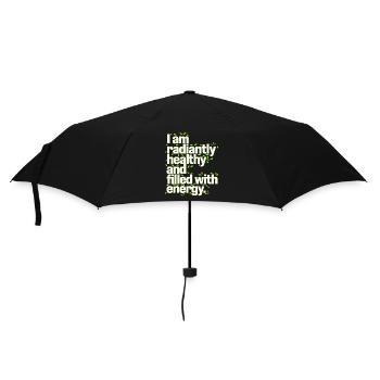 Je suis en pleine forme et pleine d’énergie - Parapluie standard - noir - Devant