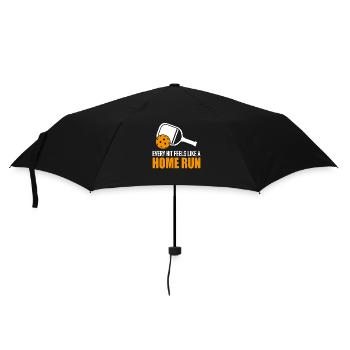 Pickleball Saying: Every Hit Feels Like Home Run - Umbrella (small) - black - Front