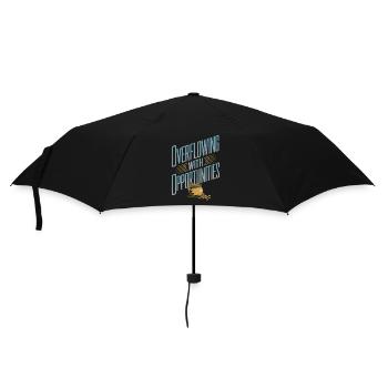 Manifesting Abundance with Possibilities - Umbrella (small) - black - Front