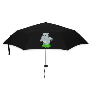Hippo Bowling Bowling Ball - Umbrella (small) - black - Front