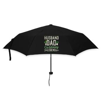 Amoureux des plantes Jardinage Papa Mari - Parapluie standard - noir - Devant