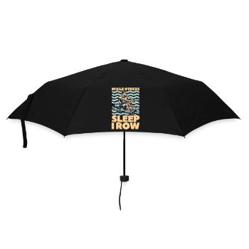 Water Rowing While Others Sleep I Row Water Sports - Umbrella (small) - black - Front