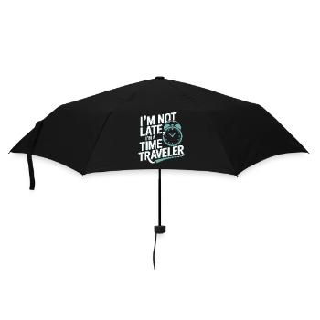 Passionné de voyage dans le temps qui s’intéresse à - Parapluie standard - noir - Devant