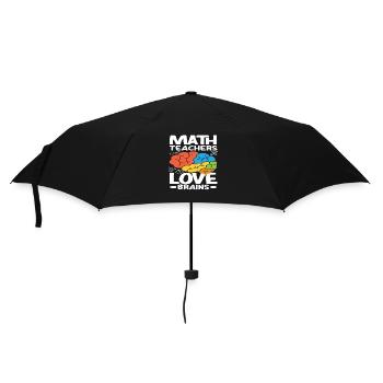 Math Teacher Math Gift - Umbrella (small) - black - Front