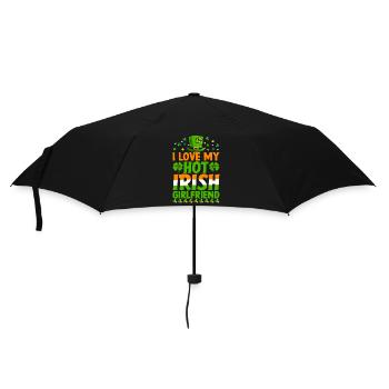 J’adore ma copine irlandaise sexy - Parapluie standard - noir - Devant