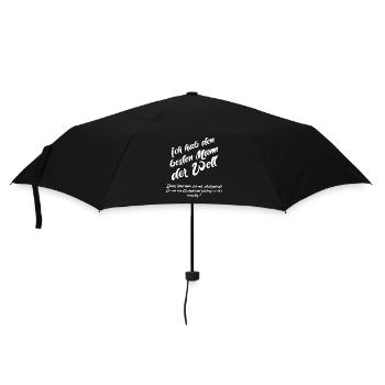 I've got the best man in the world - Umbrella (small) - black - Front