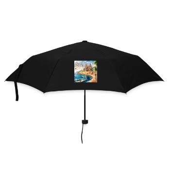 Palma de Mallorca - Umbrella (small) - black - Front