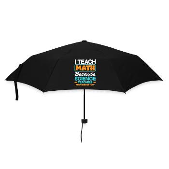 Math Teacher Math Gift - Umbrella (small) - black - Front
