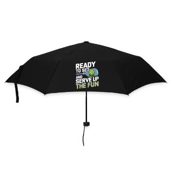 Pickleball Sports d’équipe Jeux de paddleball - Parapluie standard - noir - Devant