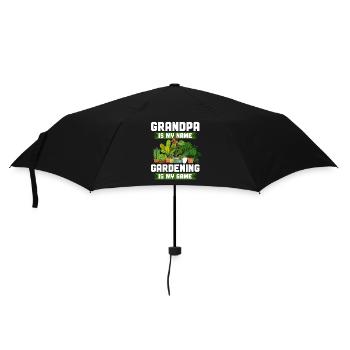 Amoureux des plantes Jardinage Papi - Parapluie standard - noir - Devant