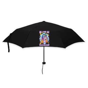 Die Lage Ist Besäufniserregend - Umbrella (small) - black - Front