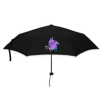 Squirrel Spring Flowers Gardening Flowers - Umbrella (small) - black - Front