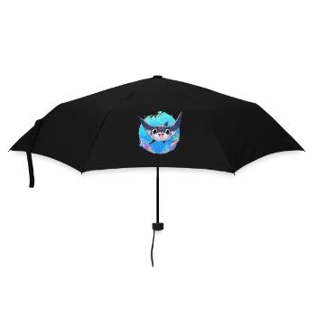 Mantas Manta Rochen - Regenschirm (klein) - Schwarz - Vorne