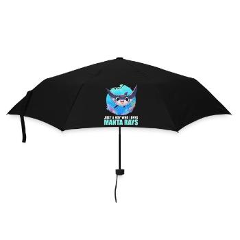 Raies manta Raies manta - Parapluie standard - noir - Devant