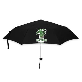 Plant Lover Gardening Monstera I - Regenschirm (klein) - Schwarz - Vorne