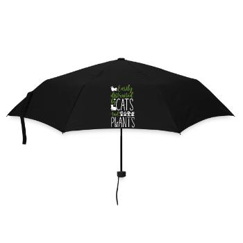 Plant Lover Jardinage Chat Facilement - Parapluie standard - noir - Devant