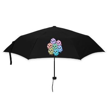 Baby chick child children Easter Happy Easter - Umbrella (small) - black - Front