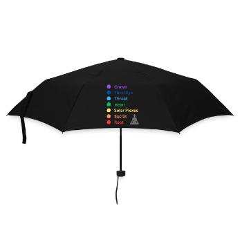 Chakra - Regenschirm (klein) - Schwarz - Vorne