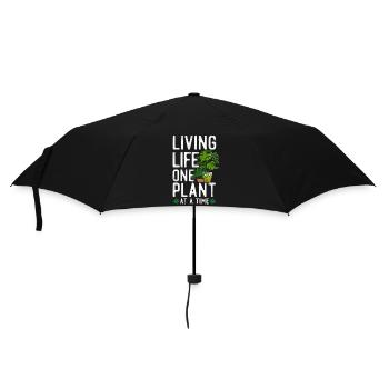 Plant Lover Gardening Monstera - Regenschirm (klein) - Schwarz - Vorne