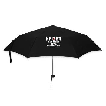 Kaizen : un voyage, pas une destination - Parapluie standard - noir - Devant