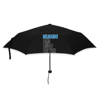 Tennis Tournament Melbourne Paris London New York - Umbrella (small) - black - Front