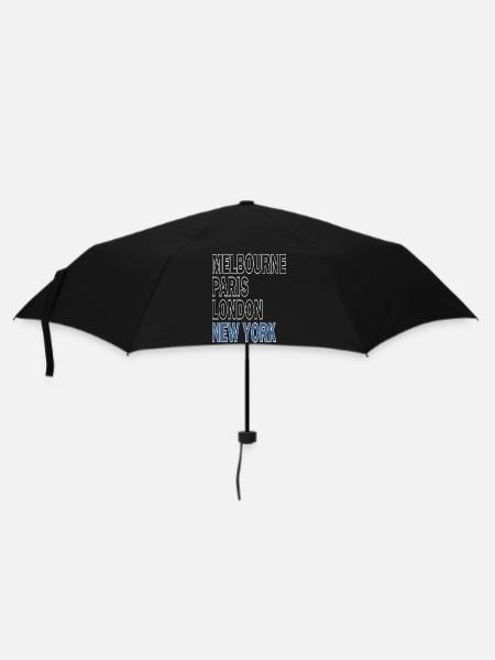 Grand tournoi de tennis à New York - Parapluie standard - noir