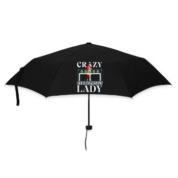 Crazy Hydroponics Lady - Umbrella (small) - black - Front