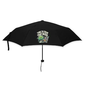 Zeit, den Busch zu stutzen - Regenschirm (klein) - Schwarz - Vorne