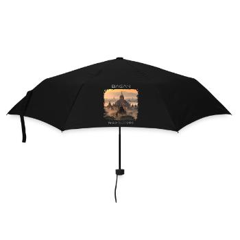 Bagan - Regenschirm (klein) - Schwarz - Vorne