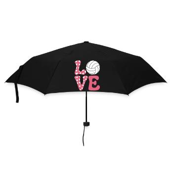 volley-ball dire drôle de cadeau de volley-ball - Parapluie standard - noir - Devant